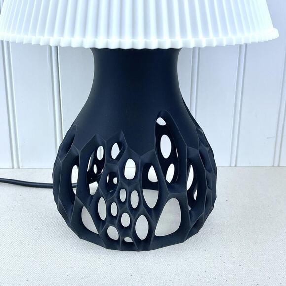 Unique Geometric Table Lamp, Virus Table Lamp, Desk Lamp and Shade, Bedside Lamp - Picture 3 of 11